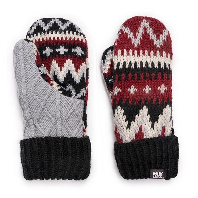 Womens MUK LUKS Cuff Mittens Product Image