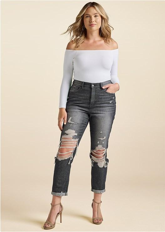 New Vintage Boyfriend Jeans Product Image