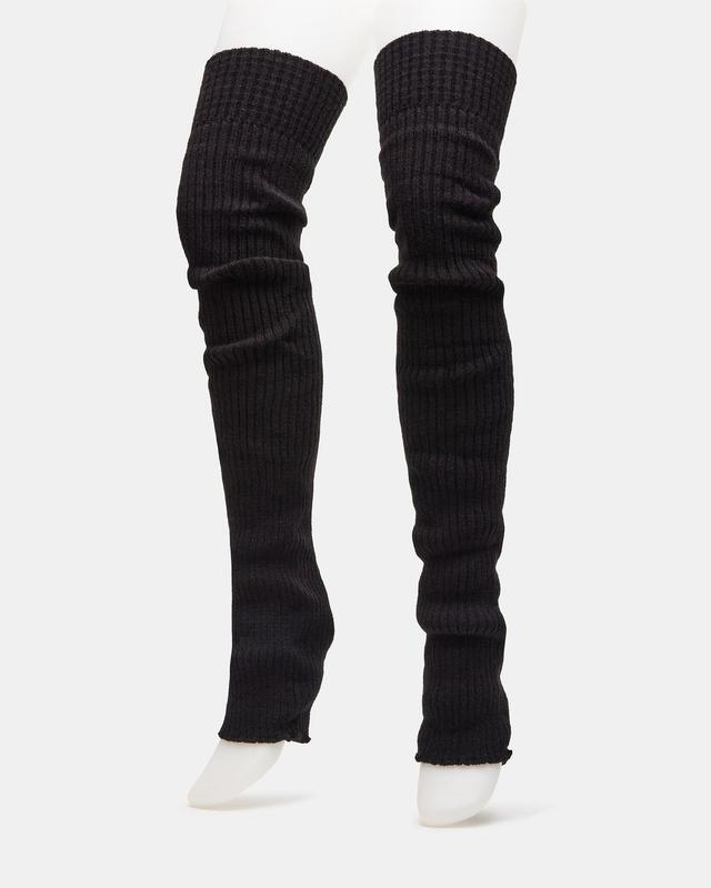 LONG LEGWARMERS BLACK Female Product Image