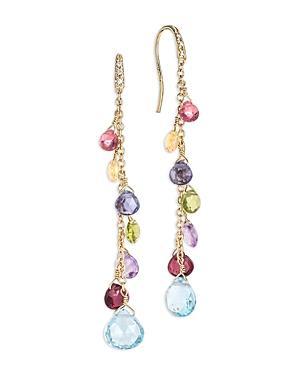 Womens Paradise 18K Yellow Gold & Mixed-Stone Short Drop Earrings Product Image