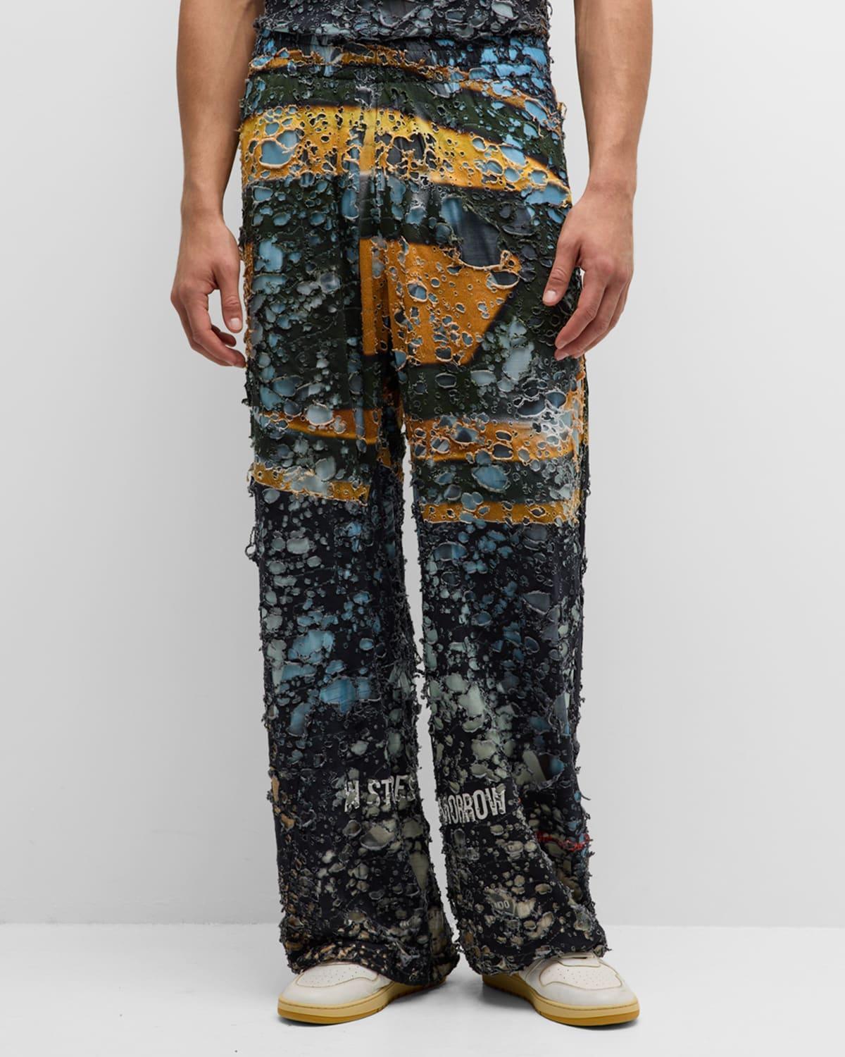 Mens P Leopes Peel Printed Trousers product image