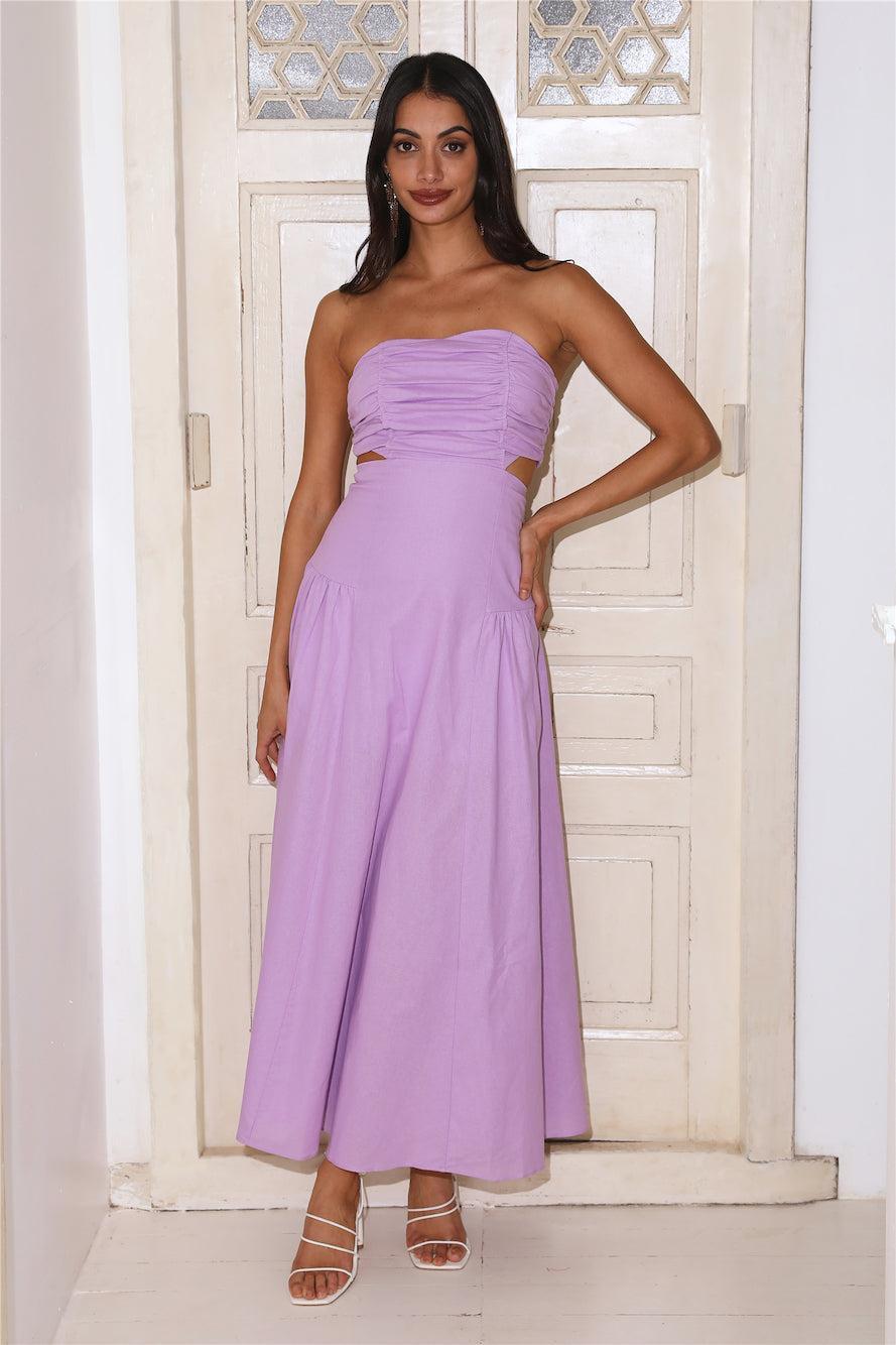 Garden Dance Midi Dress Lilac Product Image