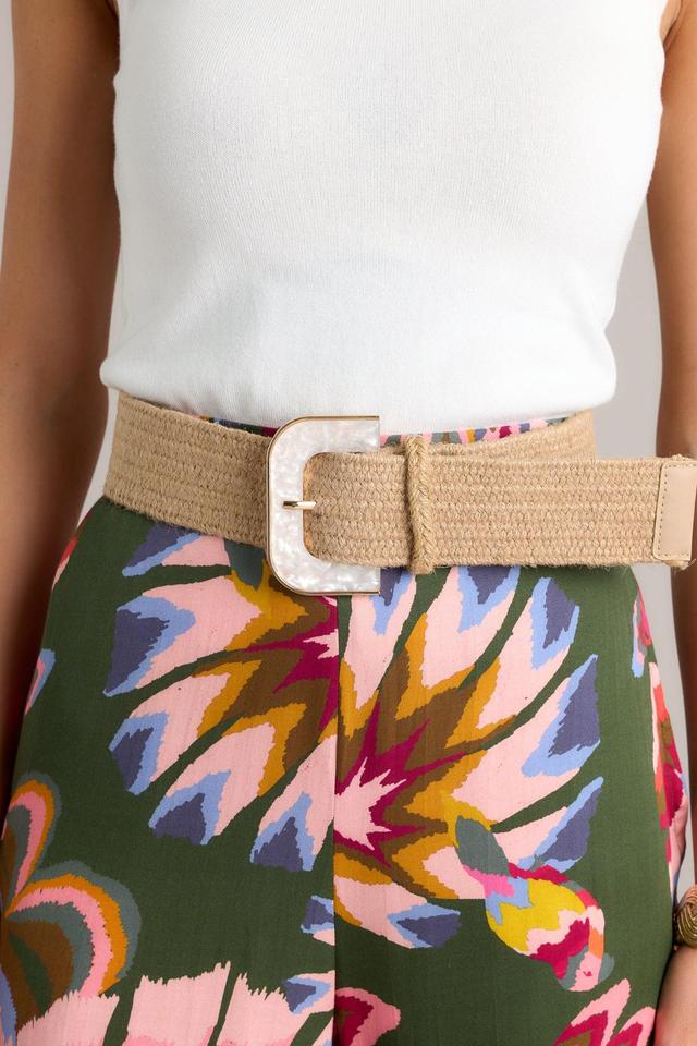 Earthly Allure Tan Belt Product Image