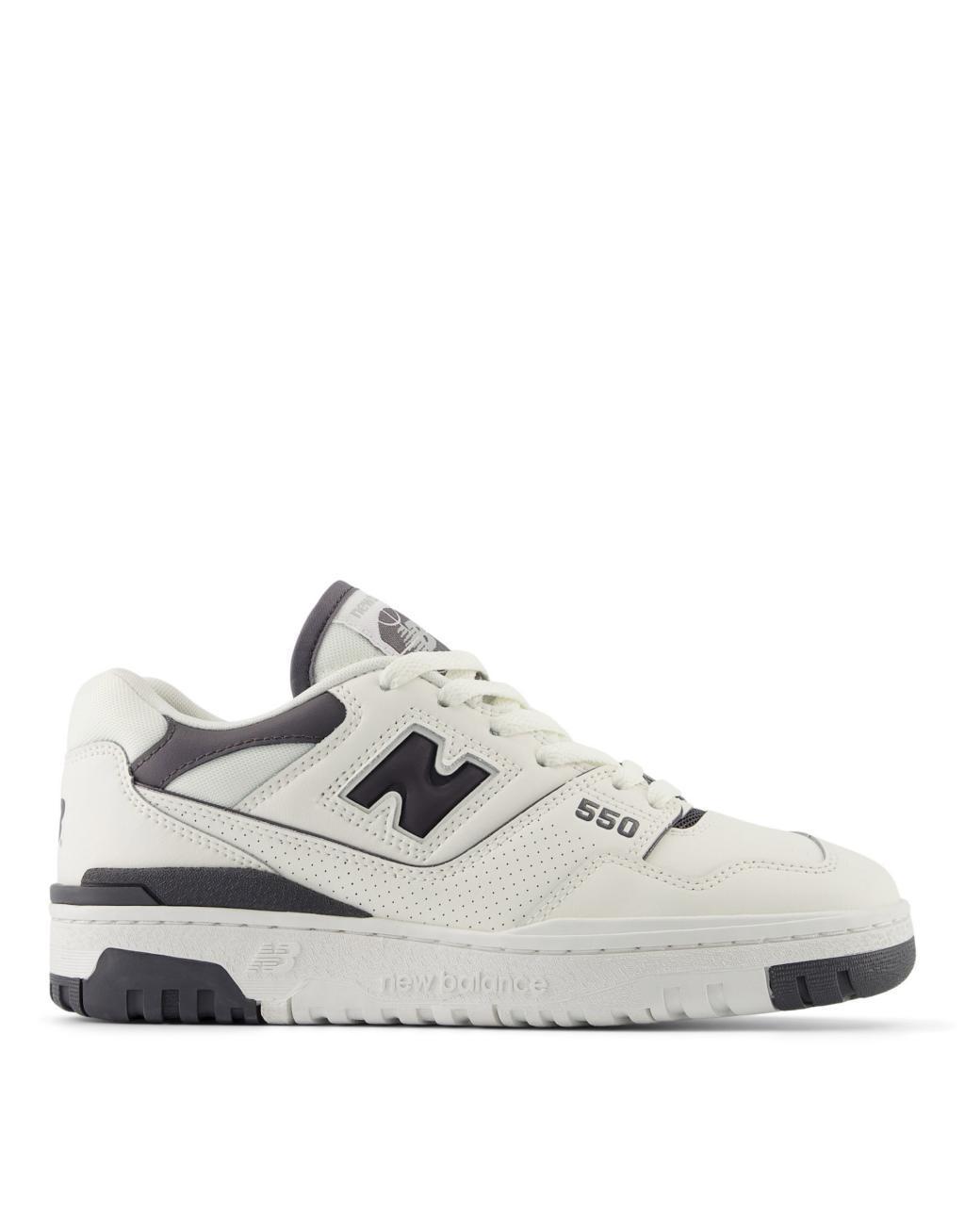 New Balance 550 sneakers in cream with gray details Product Image