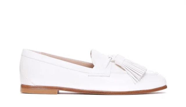 Flat Shoes In White Product Image