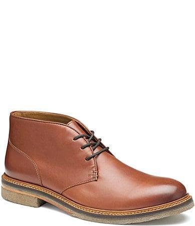 Johnston  Murphy Mens Calder Leather Chukka Boots Product Image