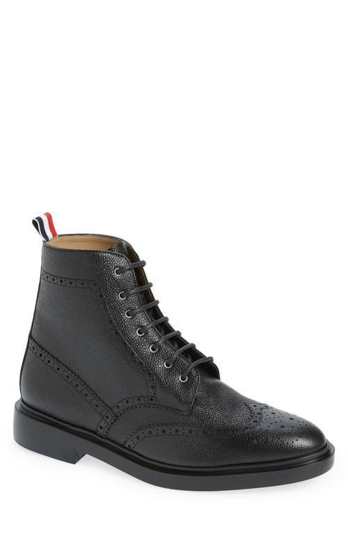 Thom Browne Classic Wingtip Lace-Up Boot Product Image