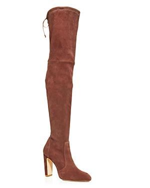 Womens Vidaland 100MM Suede Over-the-Knee Boots Product Image