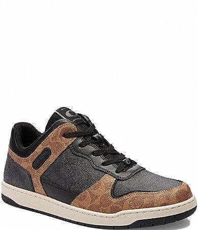 COACH Mens C201 Signature Sneakers Product Image