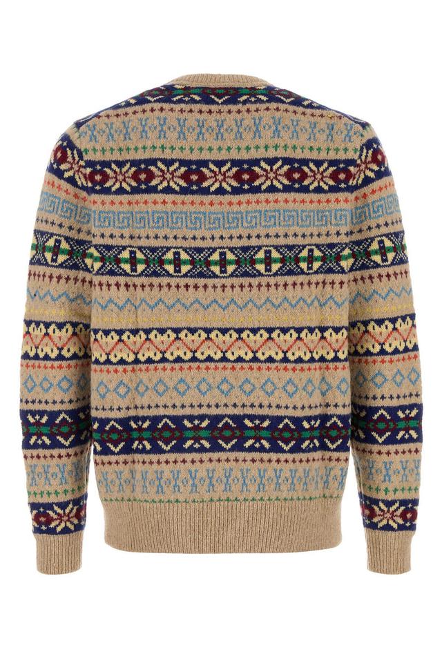 POLO RALPH LAUREN Fairisle Cn-long Sleeve-pullover-s Nd  Male In Printed Product Image