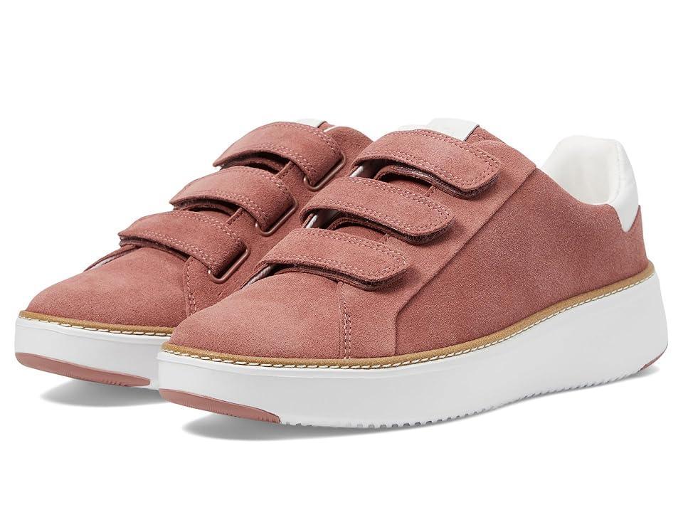 Cole Haan Womens GrandPr Topspin Triple Strap Sneaker - Dark Pink Size 8 Product Image