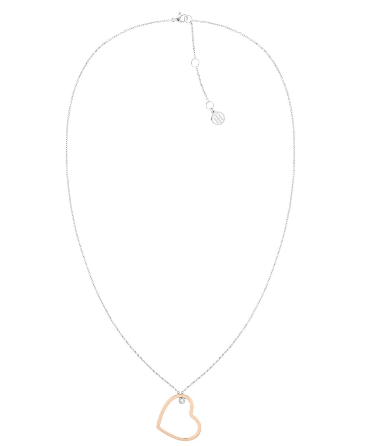 Tommy Hilfiger Open Heart Crystal Necklace Product Image