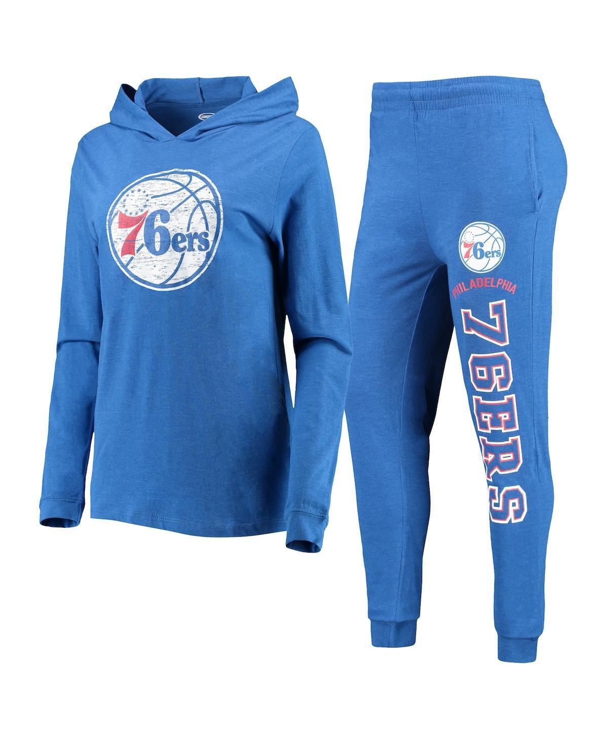 Womens Concepts Sport Royal Philadelphia 76ers Hoodie & Pants Sleep Set Product Image