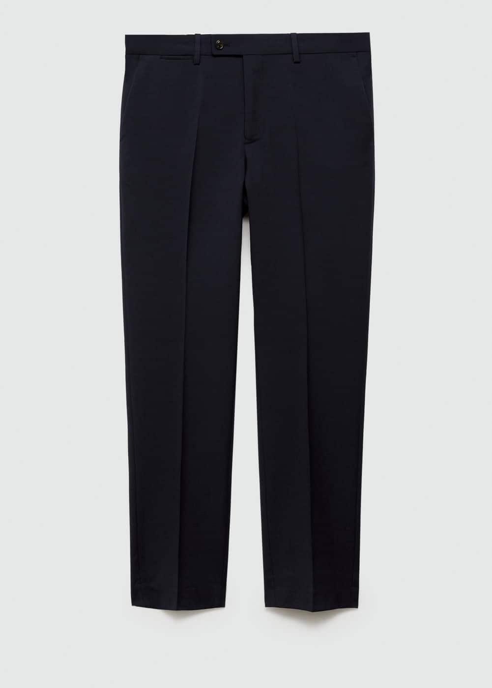 MANGO MAN - 100% virgin wool slim-fit suit pants dark navyMen Product Image