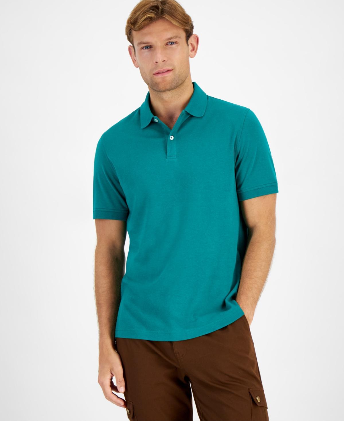 Club Room Mens Soft Touch Interlock Polo, Created for Macys Product Image