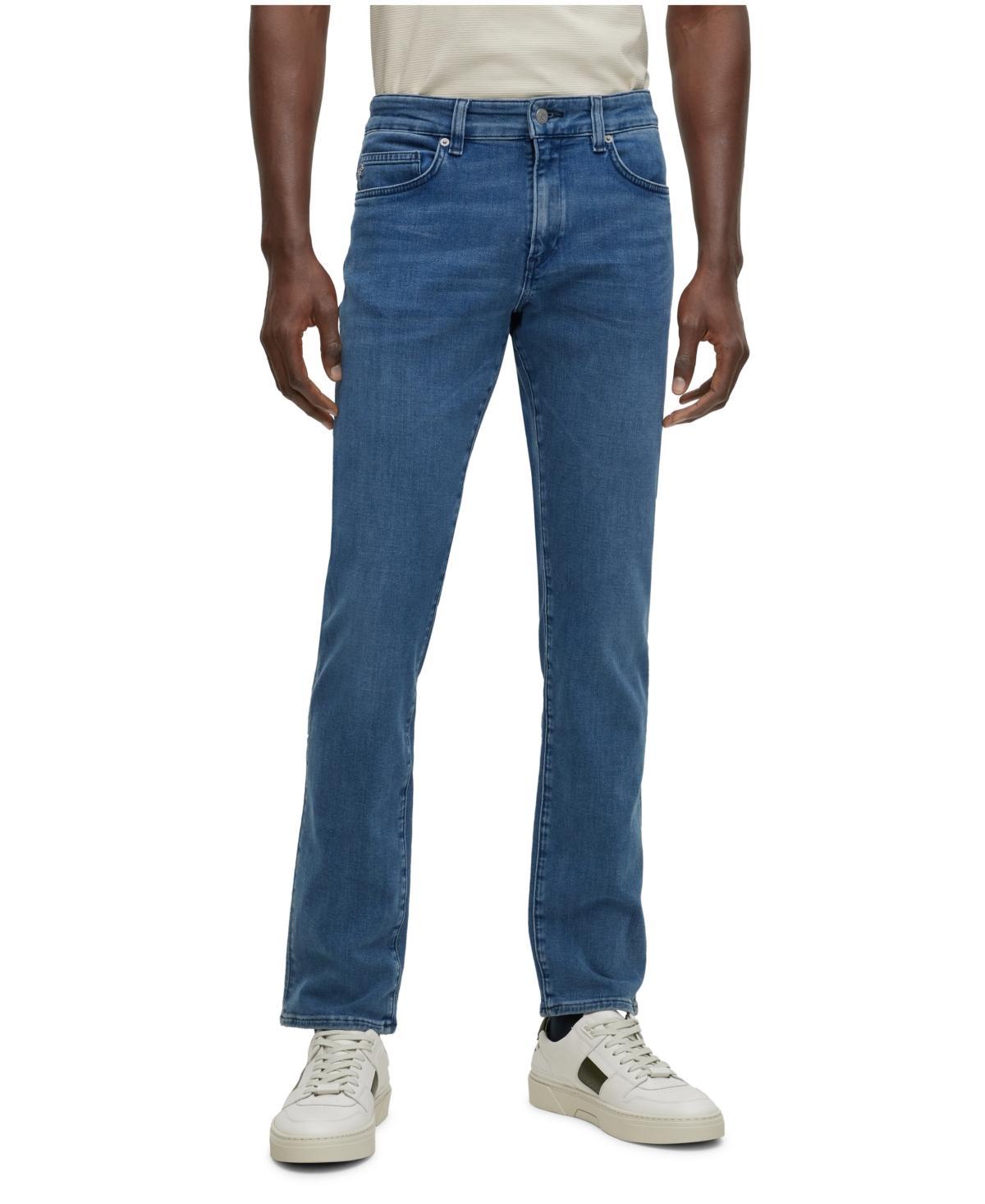 Hugo Boss BOSS Slim Fit Delaware Stretch Denim Jeans Product Image