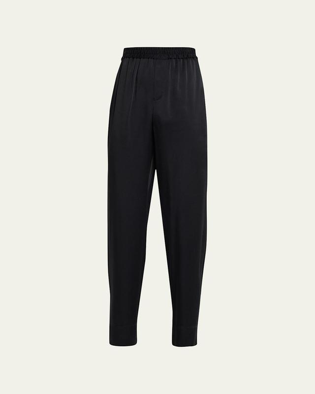 Mens Satin Jogger Pants Product Image