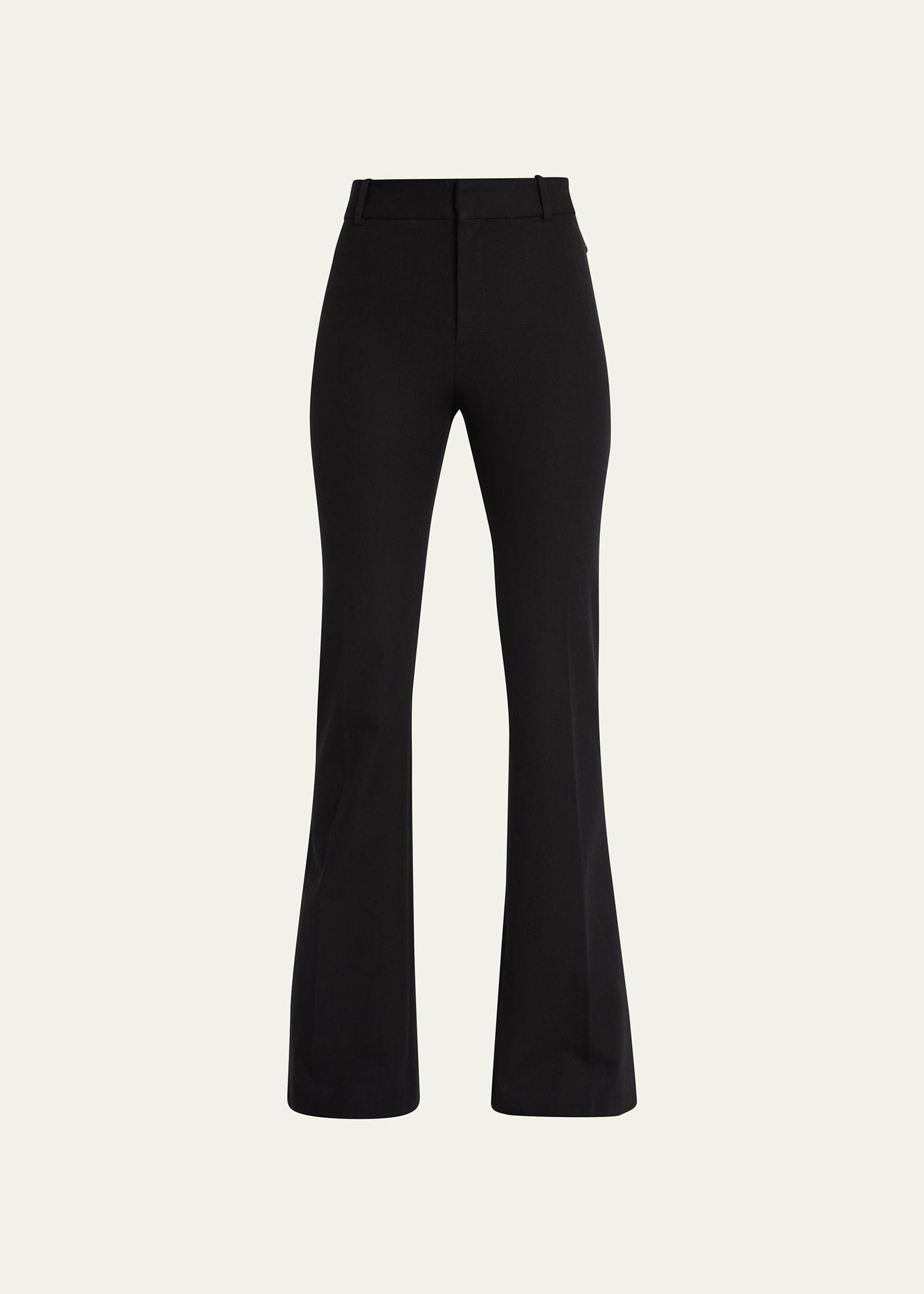 FRAME Le High Flare Stretch Cotton Trouser Pants Product Image