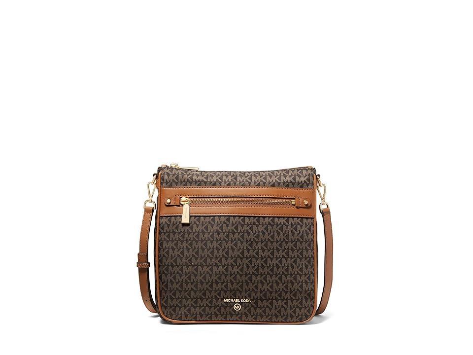 Michael Kors Jet Set Large Logo Print Crossbody Product Image