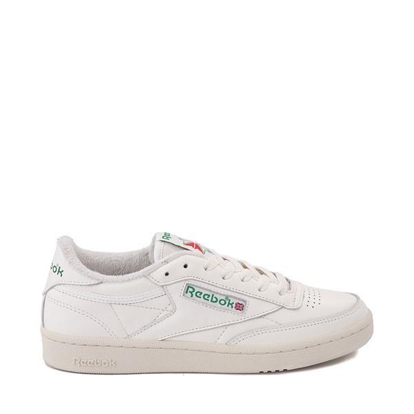 Reebok Womens Club C 85 - Running Shoes Chalk/Paperwhite/Glen Green Product Image