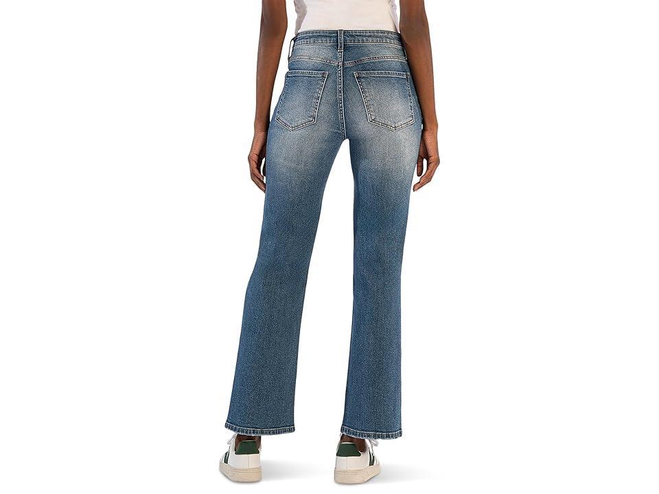 KUT from the Kloth Nadia High-Rise Flare-5 Pockets In Reduced (Reduced) Women's Jeans Product Image