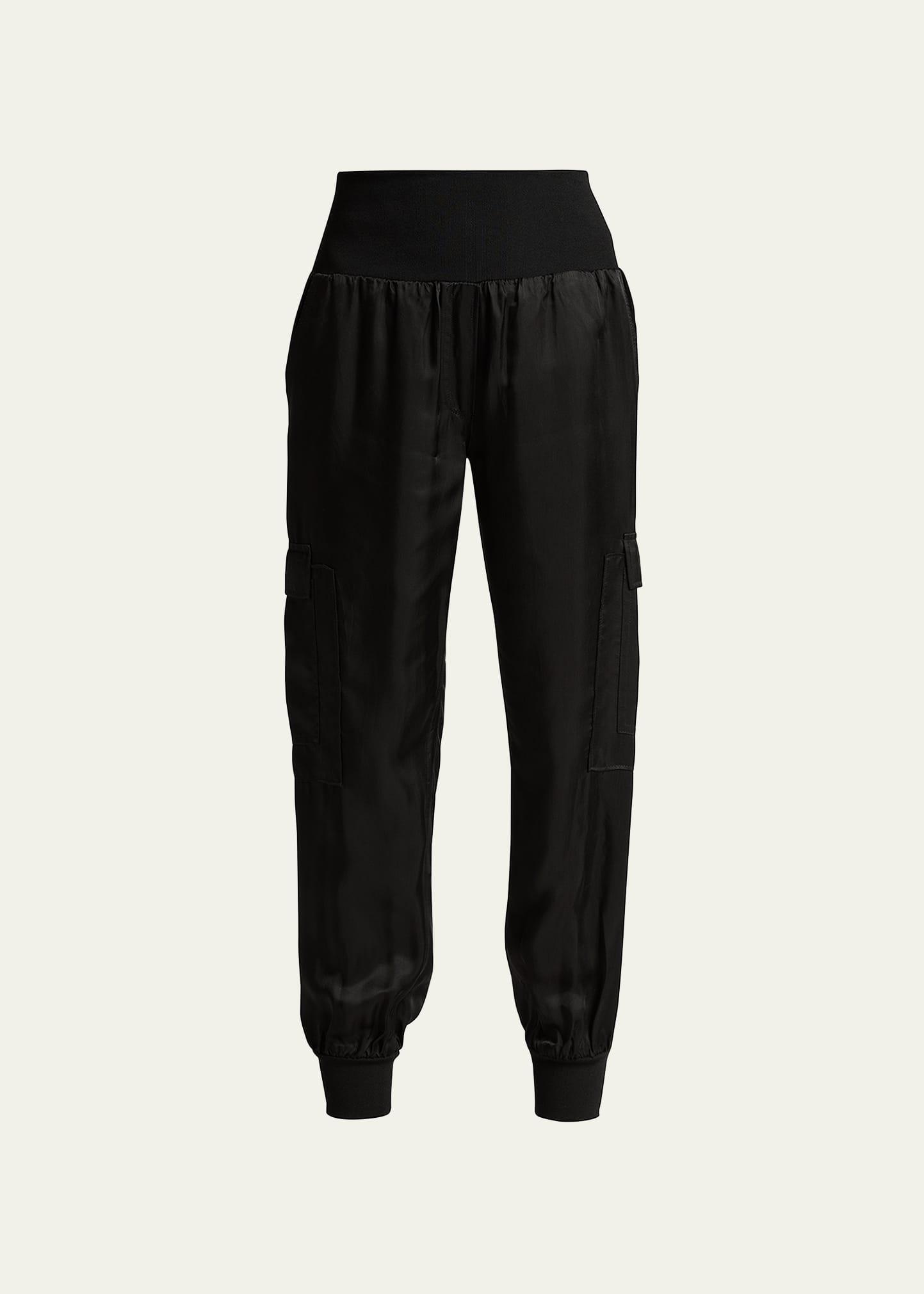 Tous Les Jours Giles Satin Jogger Pants Product Image