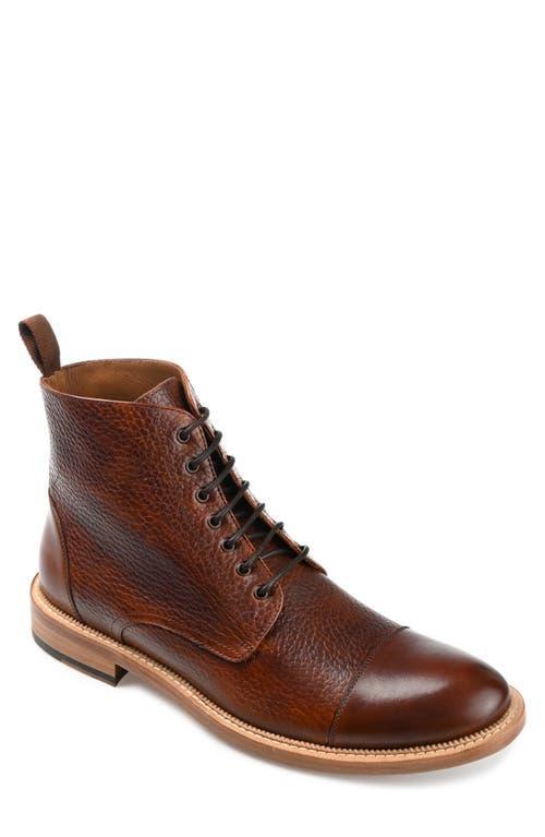 Taft Mens Rome Woven Handcrafted Full-grain Leather Dress Lace-up Boot Product Image