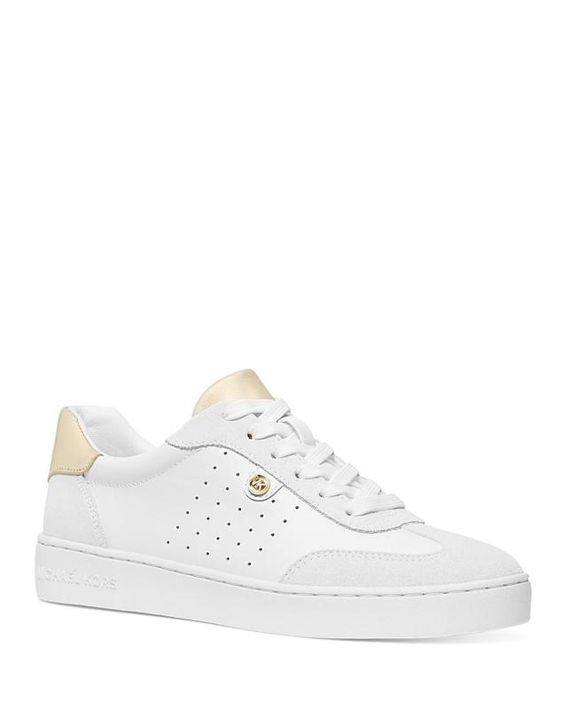 Michael Kors Womens Scotty Lace Up Low Top Sneakers Product Image