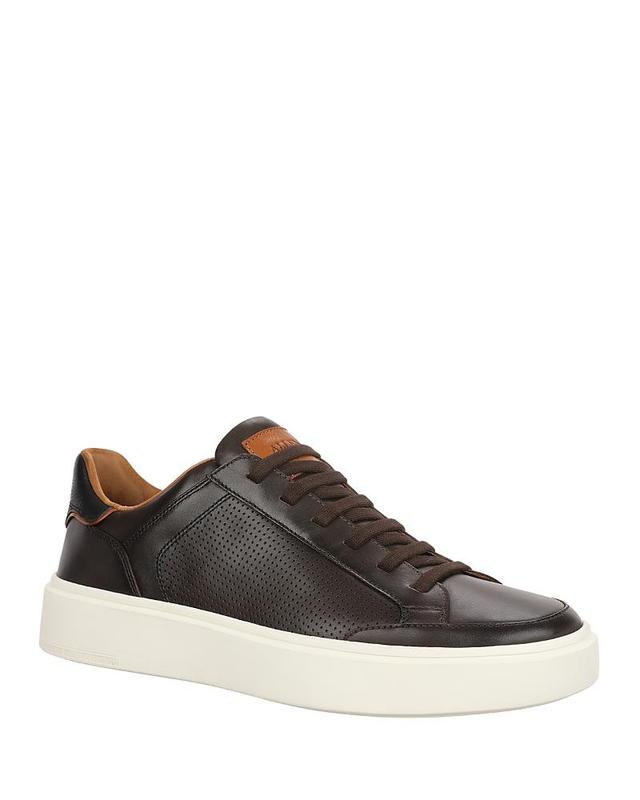 Allen Edmonds Mens Oliver Leather Low Top Sneakers Product Image