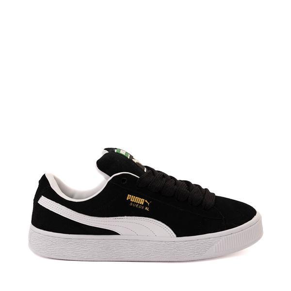 Mens PUMA Suede XL Athletic Shoe - Black / White Product Image