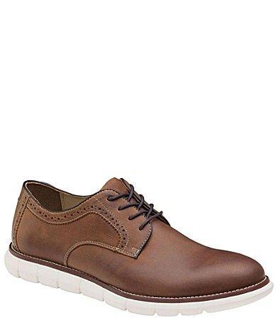 Johnston  Murphy Mens Holden Plain Toe Leather Casual Shoes Product Image