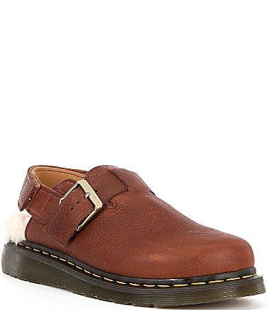 Dr. Martens Womens Jorge II Faux Fur Lined Clogs Product Image