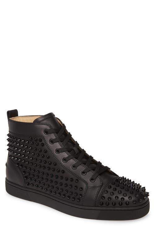 Mens Louis Mid-Top Spiked Leather Sneakers Product Image