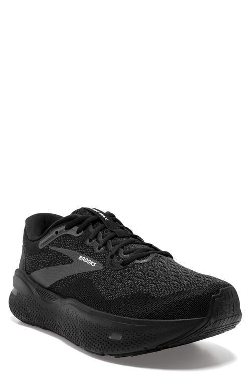 Brooks Womens Brooks Ghost Max - Womens Running Shoes Black/Orange Product Image