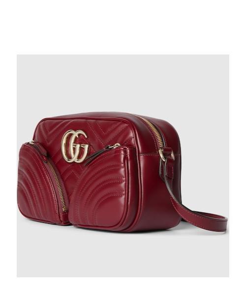 GUCCI Woman Gg Marmont Woman Red Shoulder Bags Product Image