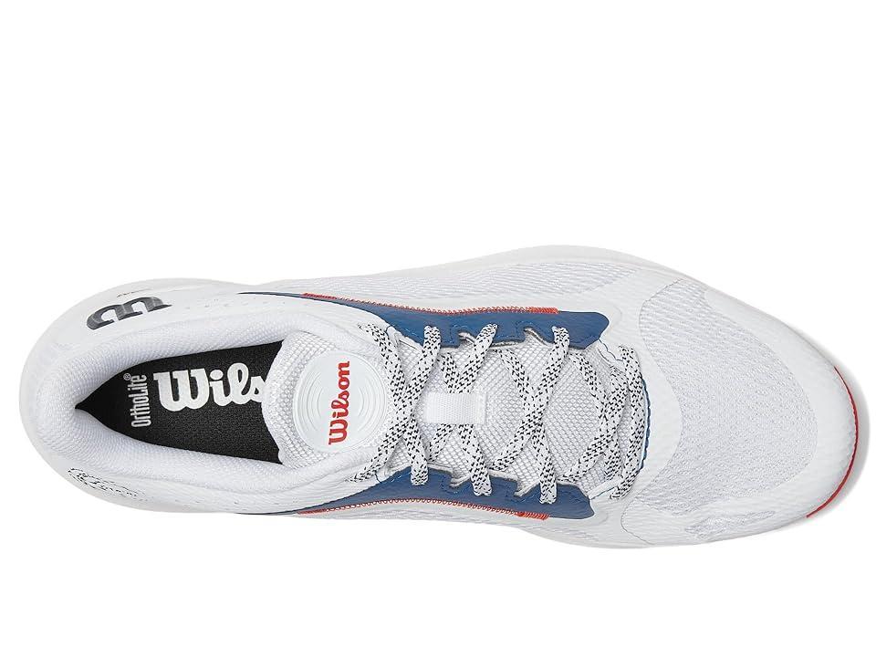 Wilson Hurakn 2.0 Deja Vu Blue/Wilson Red) Men's Tennis Shoes Product Image