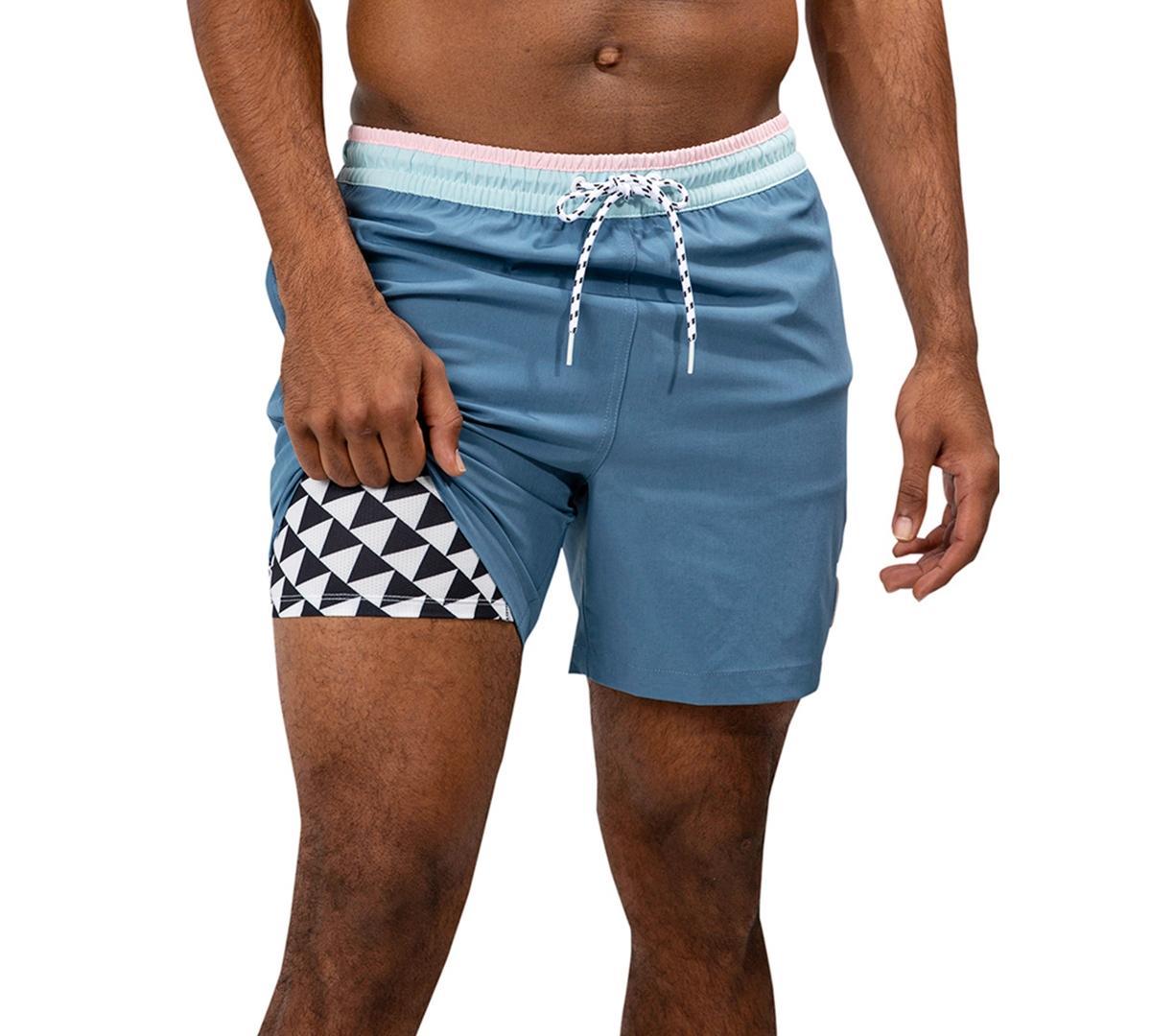 Chubbies Mens The Gravel Roads Quick-Dry 5-1/2 Swim Trunks with Boxer-Brief Liner Product Image