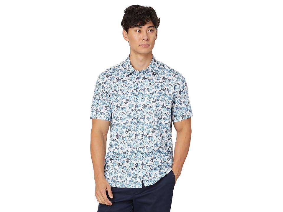 Mens Loren Floral-Print Sport Shirt Product Image