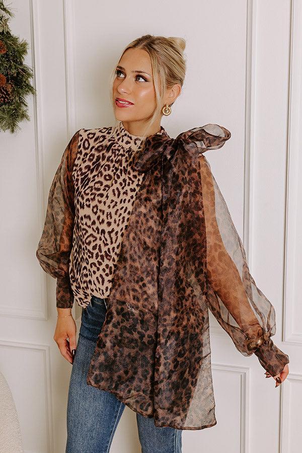 Paris Chic Leopard Top Product Image