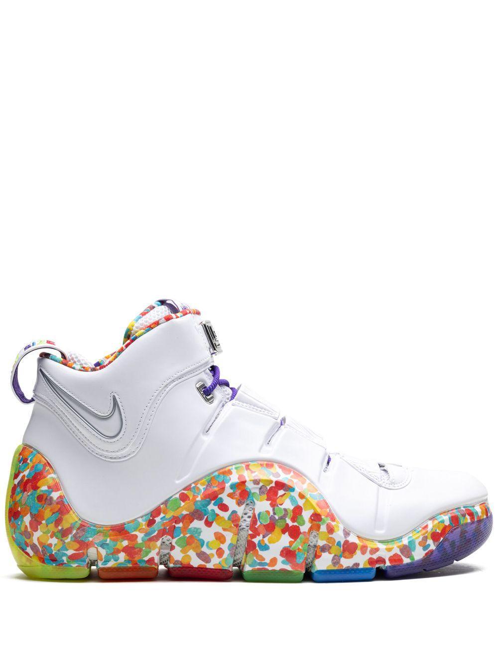 NIKE Mens  Zoom Lebron Iv In White Product Image