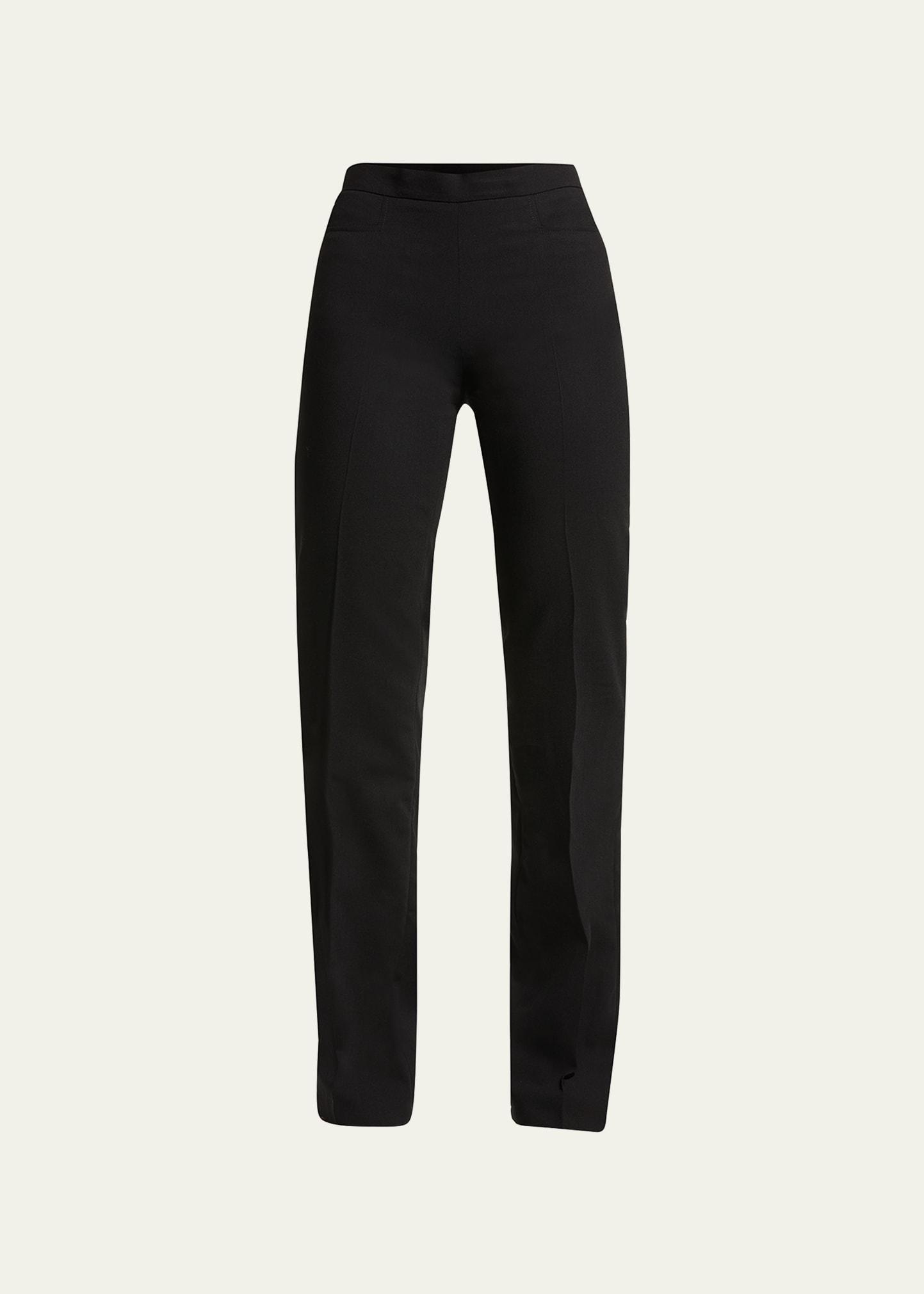 Akris punto Francoise Wool Straight Leg Pants Product Image