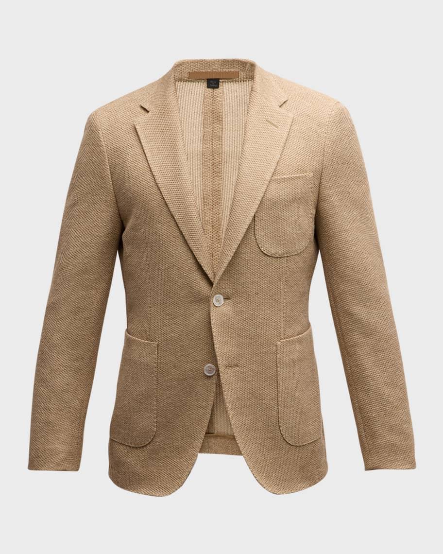 Men's Linen Two-Button Sport Coat Product Image