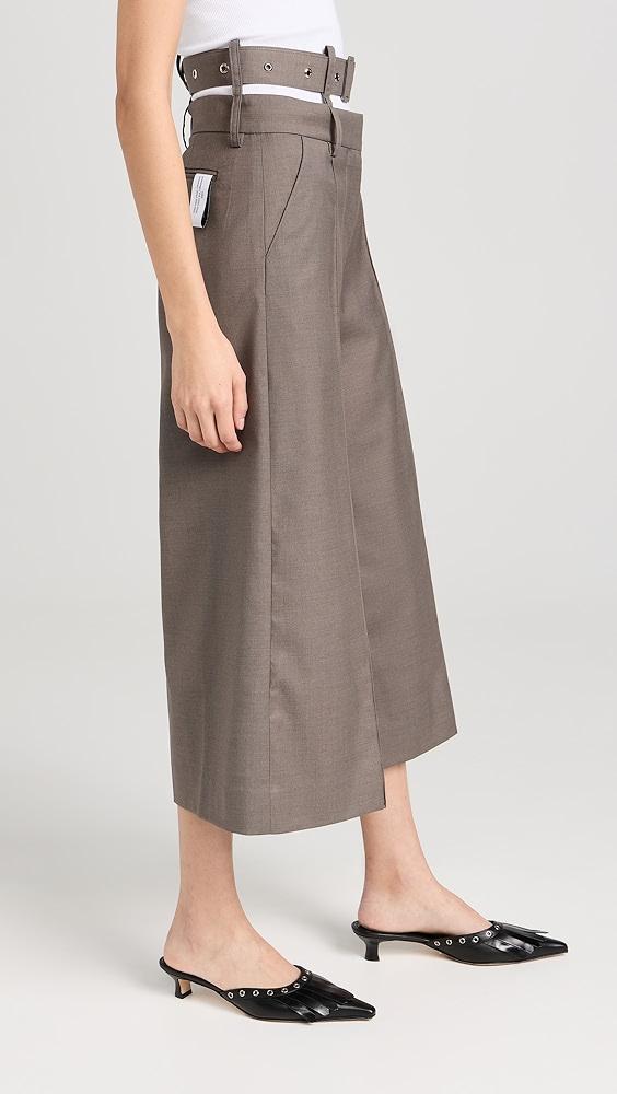 ROKH Belt Detailed Culotte Trousers | Shopbop Product Image