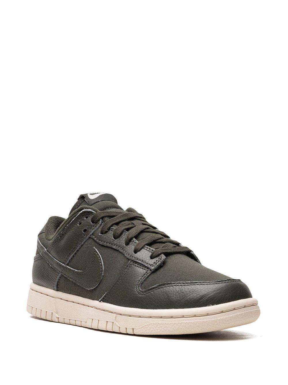 NIKE Dunk Low Retro Premium Sneakers Sequoia In Black Product Image