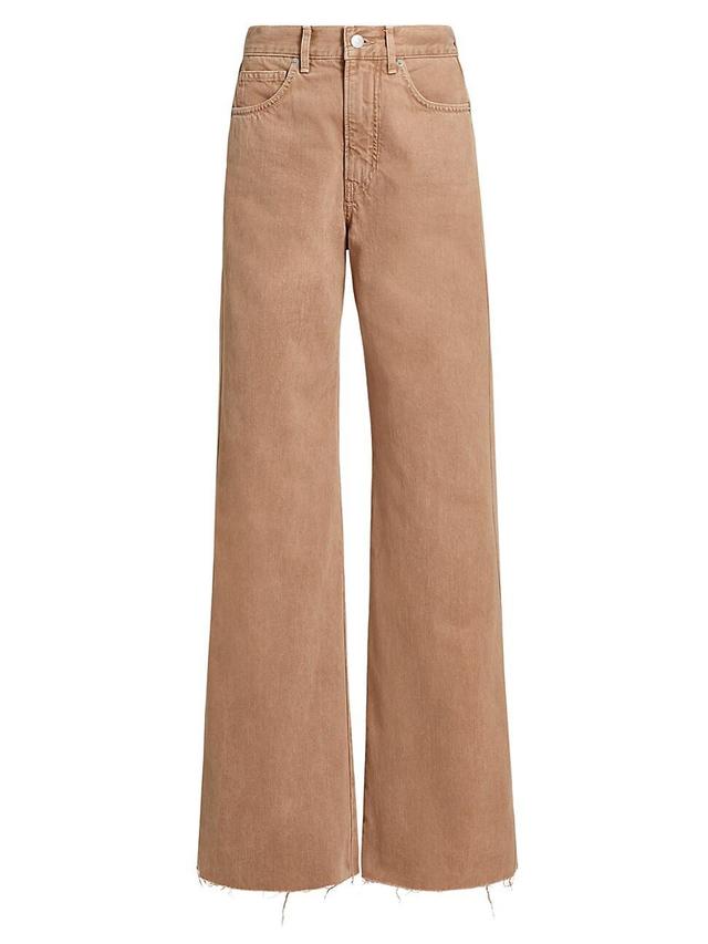 Womens Taylor High-Rise Wide-Leg Jeans Product Image