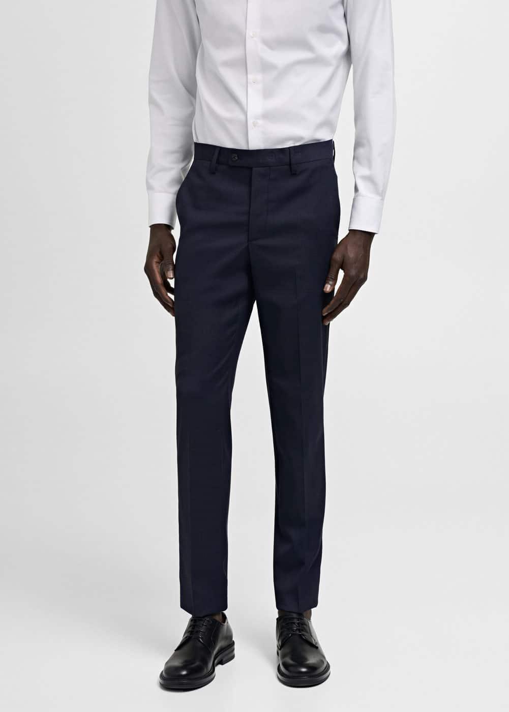 Mango Mens Stretch Fabric Suit Pants Product Image