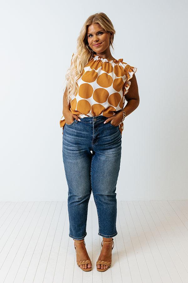 Brunch And Go Shift Top In Camel Curves Product Image