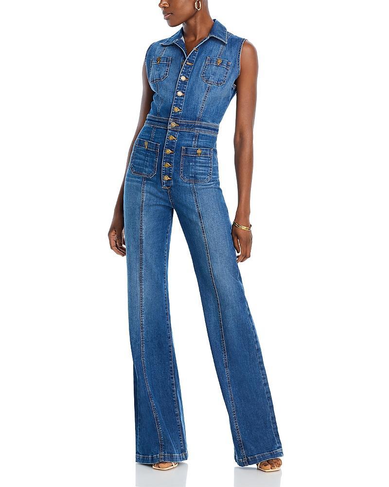 Carly Denim Jumpsuit Product Image