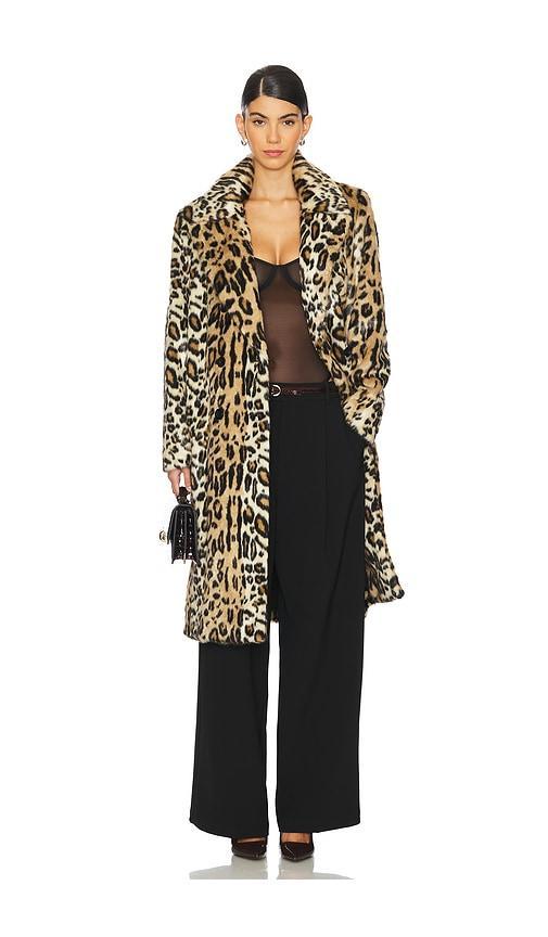 Nicholas Oversized Faux Fur Coat Product Image