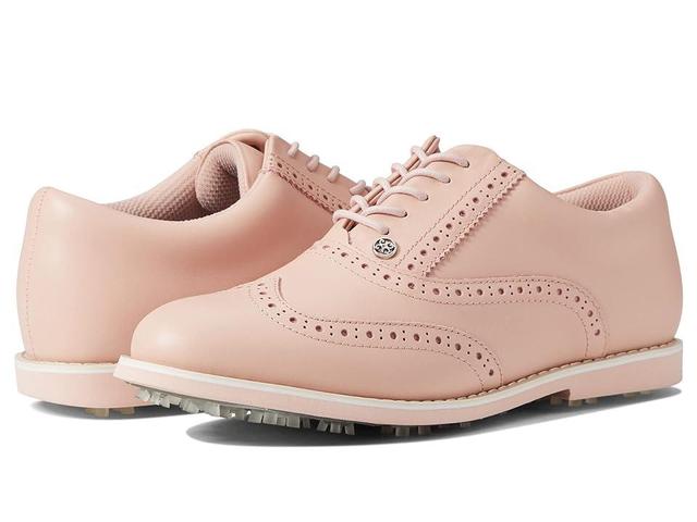 GFORE Women's Brogue Gallivanter Golf Shoes (Blush) Women's Shoes Product Image